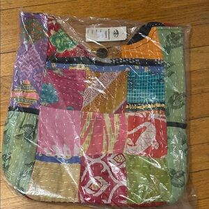Kathmandu Multicolor Patchwork Tote Bag